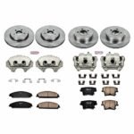 Powerstop 4-Wheel Set Power Stop&reg; KCOE2853 Front and Rear OE Stock Replacement Low-Dust Ceramic Brake Pad, Rotor and Caliper Kit - Image 4