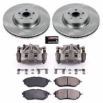 Powerstop 2-Wheel Set Power Stop&reg; KCOE285 Front OE Stock Replacement Low-Dust Ceramic Brake Pad, Rotor and Caliper Kit - Image 4