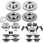Powerstop 4-Wheel Set Power Stop&reg; KCOE2886 Front and Rear OE Stock Replacement Low-Dust Ceramic Brake Pad, Rotor and Caliper Kit - Image 4