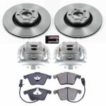 Powerstop 2-Wheel Set Power Stop&reg; KCOE2993 Front OE Stock Replacement Low-Dust Ceramic Brake Pad, Rotor and Caliper Kit - Image 4