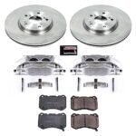 Powerstop 2-Wheel Set Power Stop&reg; KCOE3029 Front OE Stock Replacement Low-Dust Ceramic Brake Pad, Rotor and Caliper Kit - Image 4