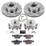 Powerstop 2-Wheel Set Power Stop&reg; KCOE3087 Front OE Stock Replacement Low-Dust Ceramic Brake Pad, Rotor and Caliper Kit - Image 4