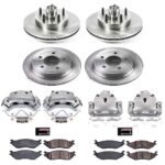 Powerstop 4-Wheel Set Power Stop&reg; KCOE4021 Front and Rear OE Stock Replacement Low-Dust Ceramic Brake Pad, Rotor and Caliper Kit - Image 4
