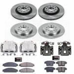 Powerstop 4-Wheel Set Power Stop&reg; KCOE4039 Front and Rear OE Stock Replacement Low-Dust Ceramic Brake Pad, Rotor and Caliper Kit - Image 4