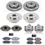 Powerstop 4-Wheel Set Power Stop&reg; KCOE4049 Front and Rear OE Stock Replacement Low-Dust Ceramic Brake Pad, Rotor and Caliper Kit - Image 4