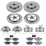 Powerstop 4-Wheel Set Power Stop&reg; KCOE4051A Front and Rear OE Stock Replacement Low-Dust Ceramic Brake Pad, Rotor and Caliper Kit - Image 4