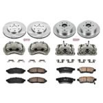 Powerstop 4-Wheel Set Power Stop&reg; KCOE4063 Front and Rear OE Stock Replacement Low-Dust Ceramic Brake Pad, Rotor and Caliper Kit - Image 4