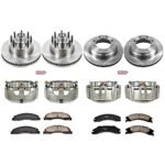 Powerstop 4-Wheel Set Power Stop&reg; KCOE4131 Front and Rear OE Stock Replacement Low-Dust Ceramic Brake Pad, Rotor and Caliper Kit - Image 4