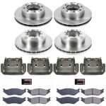 Powerstop 4-Wheel Set Power Stop&reg; KCOE4416 Front and Rear OE Stock Replacement Low-Dust Ceramic Brake Pad, Rotor and Caliper Kit - Image 4