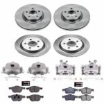Powerstop 4-Wheel Set Power Stop&reg; KCOE4492A Front and Rear OE Stock Replacement Low-Dust Ceramic Brake Pad, Rotor and Caliper Kit - Image 4