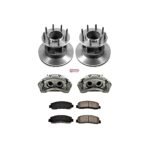 Powerstop 2-Wheel Set Power Stop&reg; KCOE4597 Front OE Stock Replacement Low-Dust Ceramic Brake Pad, Rotor and Caliper Kit - Image 4