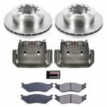 Powerstop KCOE5184 2-Wheel Set Front OR Rear OE Stock Replacement Low-Dust Ceramic Brake Pad, Rotor and Caliper Kit - Image 4