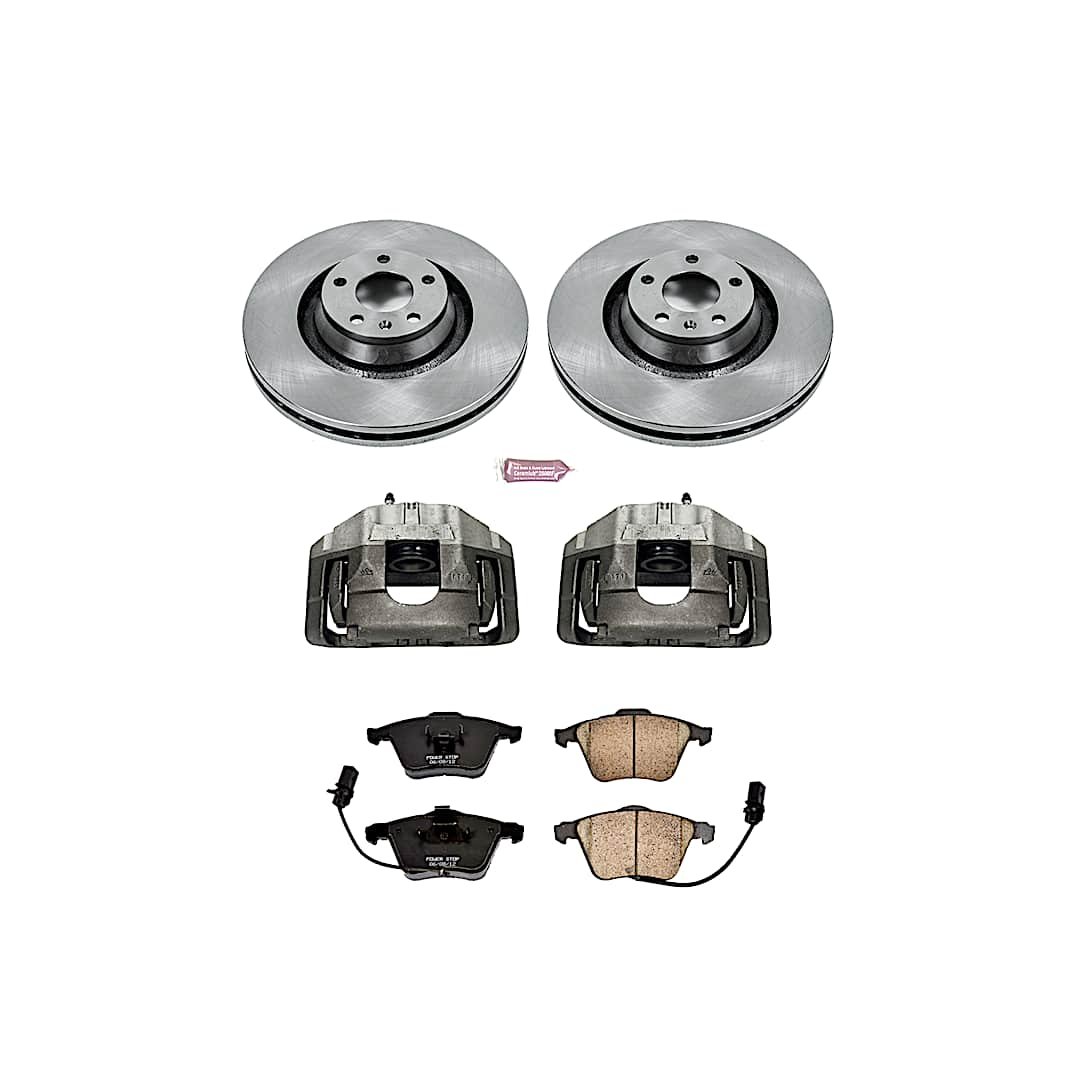 p15kcoe5277_1.jpg Powerstop 2-Wheel Set Power Stop® KCOE5277 Front OE Stock Replacement Low-Dust Ceramic Brake Pad, Rotor and Caliper Kit - Image 1