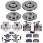 Powerstop 4-Wheel Set Power Stop&reg; KCOE529 Front and Rear OE Stock Replacement Low-Dust Ceramic Brake Pad, Rotor and Caliper Kit - Image 4