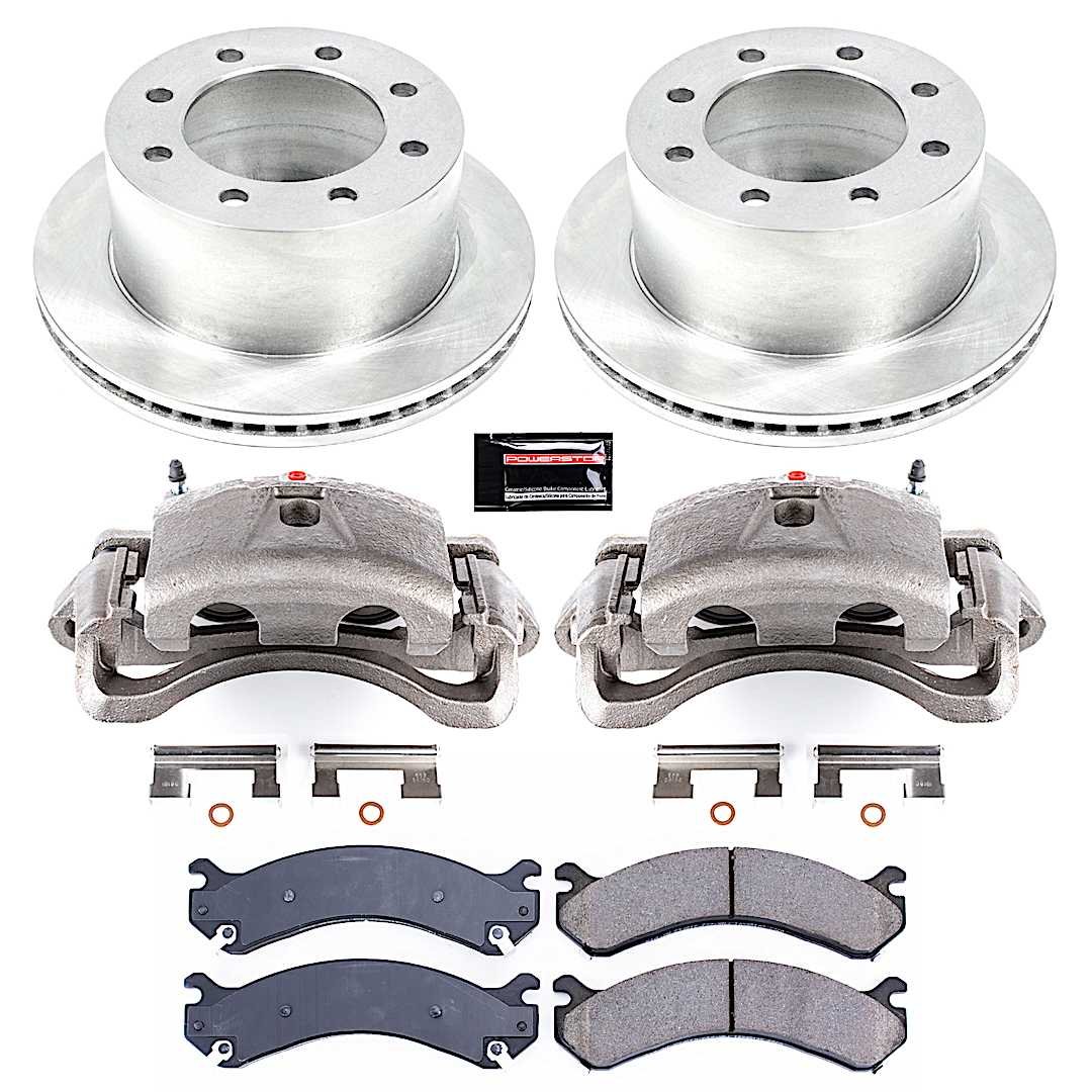 p15kcoe5337_1.jpg Powerstop 2-Wheel Set Power Stop® KCOE5337 Rear OE Stock Replacement Low-Dust Ceramic Brake Pad, Rotor and Caliper Kit - Image 1