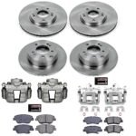 Powerstop 4-Wheel Set Power Stop&reg; KCOE5376 Front and Rear OE Stock Replacement Low-Dust Ceramic Brake Pad, Rotor and Caliper Kit - Image 5