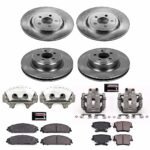 Powerstop 4-Wheel Set Power Stop&reg; KCOE5456A Front and Rear OE Stock Replacement Low-Dust Ceramic Brake Pad, Rotor and Caliper Kit - Image 4