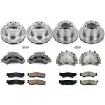 Powerstop 4-Wheel Set Power Stop&reg; KCOE5468 Front and Rear OE Stock Replacement Low-Dust Ceramic Brake Pad, Rotor and Caliper Kit - Image 4