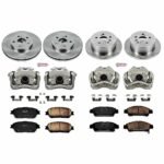Powerstop 4-Wheel Set Power Stop&reg; KCOE5476 Front and Rear OE Stock Replacement Low-Dust Ceramic Brake Pad, Rotor and Caliper Kit - Image 4