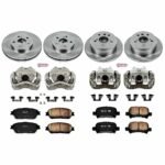 Powerstop 4-Wheel Set Power Stop&reg; KCOE5482 Front and Rear OE Stock Replacement Low-Dust Ceramic Brake Pad, Rotor and Caliper Kit - Image 4