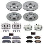 Powerstop 4-Wheel Set Power Stop&reg; KCOE5514 Front and Rear OE Stock Replacement Low-Dust Ceramic Brake Pad, Rotor and Caliper Kit - Image 4