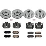 Powerstop 4-Wheel Set Power Stop&reg; KCOE5516 Front and Rear OE Stock Replacement Low-Dust Ceramic Brake Pad, Rotor and Caliper Kit - Image 4