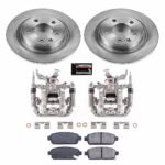 Powerstop 2-Wheel Set Power Stop&reg; KCOE5552A Rear OE Stock Replacement Low-Dust Ceramic Brake Pad, Rotor and Caliper Kit
