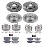Powerstop 4-Wheel Set Power Stop&reg; KCOE5555B Front and Rear OE Stock Replacement Low-Dust Ceramic Brake Pad, Rotor and Caliper Kit - Image 4