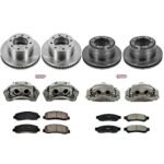 Powerstop 4-Wheel Set Power Stop&reg; KCOE5574 Front and Rear OE Stock Replacement Low-Dust Ceramic Brake Pad, Rotor and Caliper Kit - Image 4