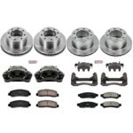 Powerstop 4-Wheel Set Power Stop&reg; KCOE5575 Front and Rear OE Stock Replacement Low-Dust Ceramic Brake Pad, Rotor and Caliper Kit - Image 4