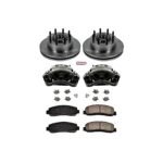 Powerstop 2-Wheel Set Power Stop&reg; KCOE5585 Front OE Stock Replacement Low-Dust Ceramic Brake Pad, Rotor and Caliper Kit - Image 4