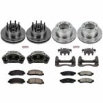 Powerstop 4-Wheel Set Power Stop&reg; KCOE5587 Front and Rear OE Stock Replacement Low-Dust Ceramic Brake Pad, Rotor and Caliper Kit - Image 4