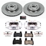 Powerstop 2-Wheel Set Power Stop&reg; KCOE5602 Front OE Stock Replacement Low-Dust Ceramic Brake Pad, Rotor and Caliper Kit - Image 4