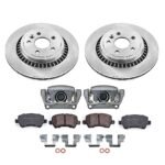 Powerstop KCOE5705 Rear Brake Disc and Caliper Kit, Plain Surface 5 Lugs 302.2 mm Natural Caliper, Ceramic, Z17 OE Replacement - Image 5