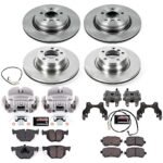 Powerstop 4-Wheel Set Power Stop&reg; KCOE5768 Front and Rear OE Stock Replacement Low-Dust Ceramic Brake Pad, Rotor and Caliper Kit - Image 4