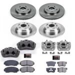 Powerstop 4-Wheel Set Power Stop&reg; KCOE5815 Front and Rear OE Stock Replacement Low-Dust Ceramic Brake Pad, Rotor and Caliper Kit - Image 4