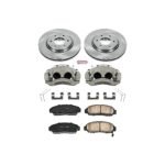 Powerstop 2-Wheel Set Power Stop&reg; KCOE5821 Front OE Stock Replacement Low-Dust Ceramic Brake Pad, Rotor and Caliper Kit - Image 4