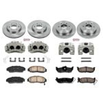 Powerstop 4-Wheel Set Power Stop&reg; KCOE5822 Front and Rear OE Stock Replacement Low-Dust Ceramic Brake Pad, Rotor and Caliper Kit - Image 4