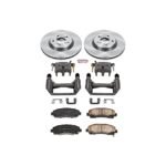 Powerstop 2-Wheel Set Power Stop&reg; KCOE5855 Front OE Stock Replacement Low-Dust Ceramic Brake Pad, Rotor and Caliper Kit - Image 4