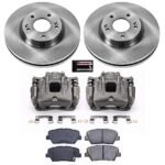 Powerstop 2-Wheel Set Power Stop&reg; KCOE5926 Front OE Stock Replacement Low-Dust Ceramic Brake Pad, Rotor and Caliper Kit - Image 4