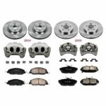 Powerstop 4-Wheel Set Power Stop&reg; KCOE5943 Front and Rear OE Stock Replacement Low-Dust Ceramic Brake Pad, Rotor and Caliper Kit - Image 4