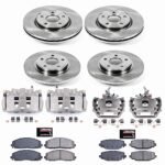 Powerstop 4-Wheel Set Power Stop&reg; KCOE5960B Front and Rear OE Stock Replacement Low-Dust Ceramic Brake Pad, Rotor and Caliper Kit - Image 4