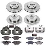 Powerstop 4-Wheel Set Power Stop&reg; KCOE5977A Front and Rear OE Stock Replacement Low-Dust Ceramic Brake Pad, Rotor and Caliper Kit - Image 4