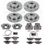 Powerstop 4-Wheel Set Power Stop&reg; KCOE6074 Front and Rear OE Stock Replacement Low-Dust Ceramic Brake Pad, Rotor and Caliper Kit - Image 4