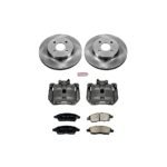 Powerstop 2-Wheel Set Power Stop&reg; KCOE6096 Front OE Stock Replacement Low-Dust Ceramic Brake Pad, Rotor and Caliper Kit - Image 4
