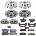 Powerstop 4-Wheel Set Power Stop&reg; KCOE6109 Front and Rear OE Stock Replacement Low-Dust Ceramic Brake Pad, Rotor and Caliper Kit - Image 4
