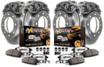 Powerstop KCOE6113 Front and Rear Brake Disc and Caliper Kit, Plain Surface 5 Lugs 274 mm Natural, Ceramic, Z17 OE Replacement - Image 4