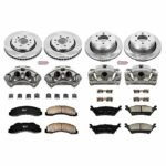 Powerstop 4-Wheel Set Power Stop&reg; KCOE6268 Front and Rear OE Stock Replacement Low-Dust Ceramic Brake Pad, Rotor and Caliper Kit - Image 4