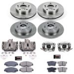 Powerstop 4-Wheel Set Power Stop&reg; KCOE6320 Front and Rear OE Stock Replacement Low-Dust Ceramic Brake Pad, Rotor and Caliper Kit - Image 4