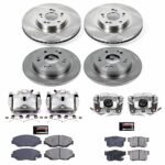 Powerstop 4-Wheel Set Power Stop&reg; KCOE6327 Front and Rear OE Stock Replacement Low-Dust Ceramic Brake Pad, Rotor and Caliper Kit - Image 4